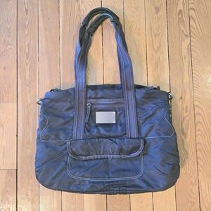 Lululemon Lucky Tote Bag – Grey / Gray Nylon – Lightweight Gym Work Travel Tote